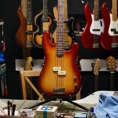 Fernandes FPM-70 Neck-Through Precision Bass; Burst; Amazing woods! image 3