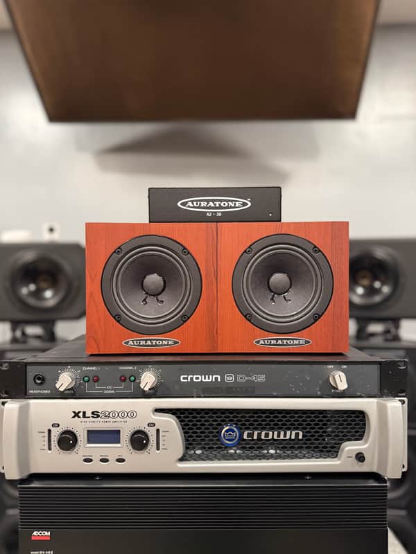 Auratone 5C Super SoundCubes Pair with A2-30 Amplifier 2023 - Present - Black image 1