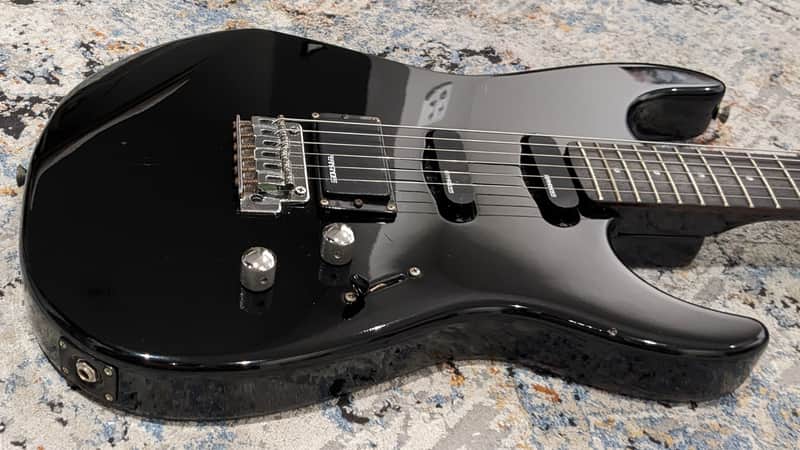 1989 Fernandes 'The Function' SSH-40 black - Made in Japan | Reverb