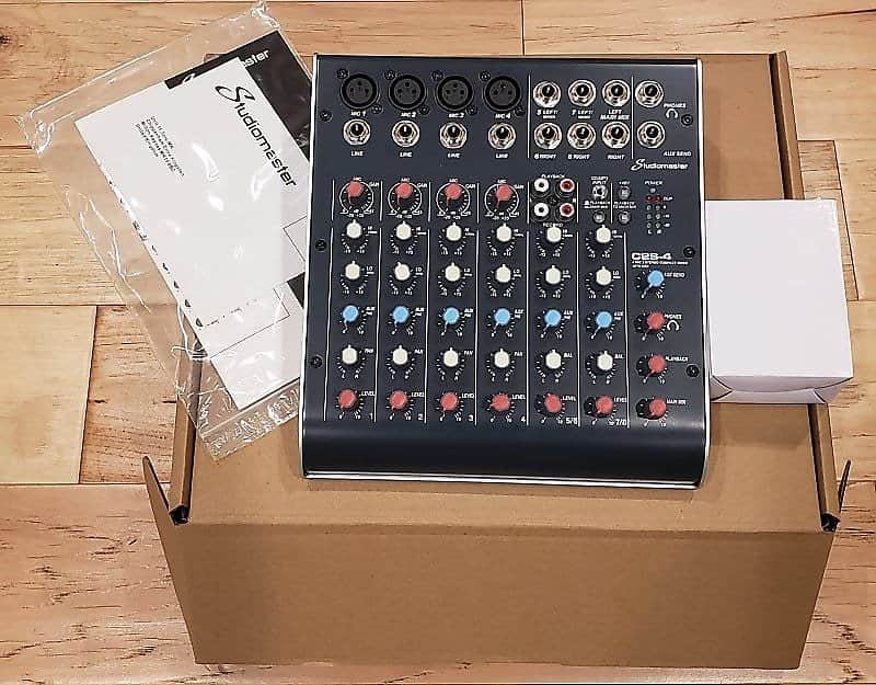 Studiomaster C2S-4 4-Channel Mixer w/ USB Record (Behringer Alternative) image 1