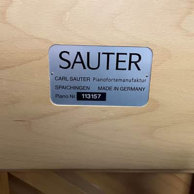 Sauter 122 Vista Upright Piano (2004) - Satin Cherry image 10
