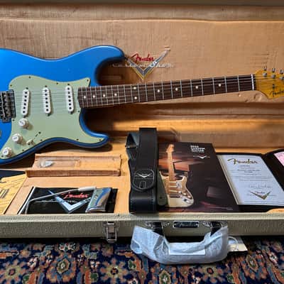 Fender Custom Shop '60 Journeyman Relic Stratocaster 2023 Lake Placid Blue image 2