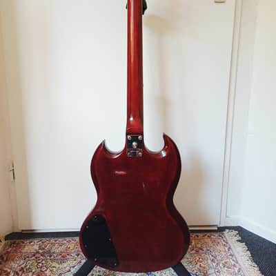 Greco SG-360 1976 Japan Wine Red Maxon U-1000 Hard case image 9