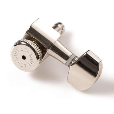 Hipshot Vintage 8.5mm Nickel Non Staggered Enclosed Griplock Tuner UMP Upgrade Kit