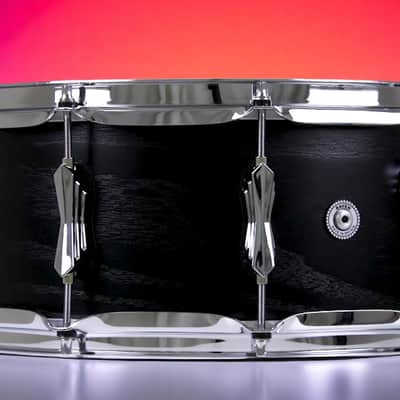 British Drum Co. Raven 14"x6" Snare Drum - Maple/Cherry, Handcrafted UK image 5