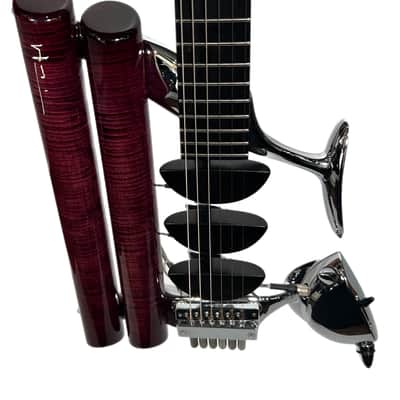 Teuffel Birdfish Prodigy 2021 Aubergine / Ebony w/ secondary tone bars & pickups. MINT. (Authorized Dealer) image 8