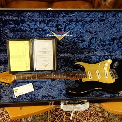 Fender Limited Edition Roasted "Big Head" Stratocaster Relic Aged Black image 9