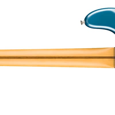 Fender American Professional Classic Precision Bass Maple FB Faded Lake Placid Blue with Bag image 2