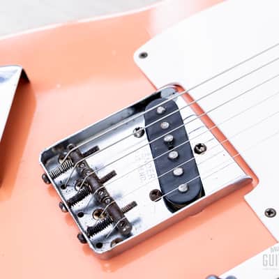 1960 Fender Telecaster Pre-CBS Vintage Guitar Slab Board Tahitian Coral w/ Case image 6