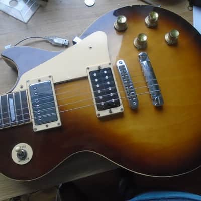 1978 Greco Les Paul Standard EG-450 Sunburst Japan + Maxon humbucker and CASE image 6