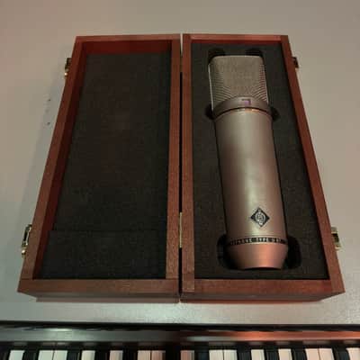 Vintage Neumann U 67 Large Diaphragm Multipattern Tube Condenser Microphone 1960s - Nickel image 1