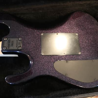 Kramer Nightswan Black/Purple flake sparkle OHSC image 7