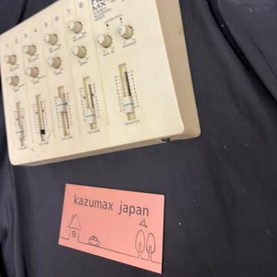 Roland MX-5 Vintage Stereo 4 Channel Analog Audio Mixer Tested image 5