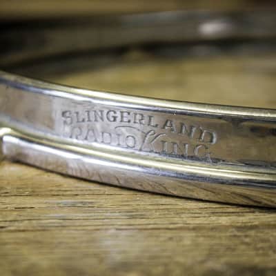 Slingerland Vintage 50s NOB 8 Lug Radio King Hoop image 2
