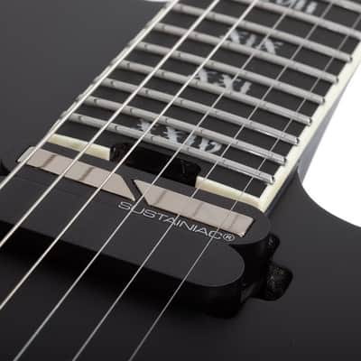 Schecter PT FR-S SLS Elite Evil Twin - Satin Black (1383) image 12