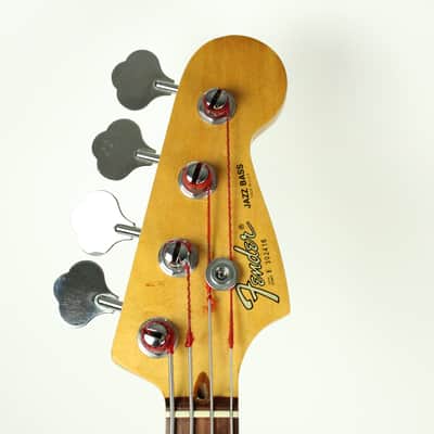 1984 Vintage Fender JAZZ BASS Alder Olympic White Dan Smith Era E3 Series +OHSC USA 1980s image 19