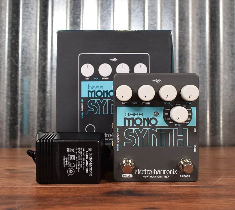 Electro-Harmonix Bass Mono Synth Bass Synthesizer Effect Pedal image 1