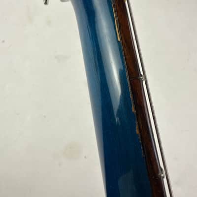 1980 BC Rich USA Mockingbird Transparent Blue Flamed Maple w Original Case image 23