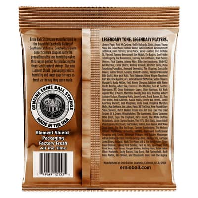 Immagine Earthwood 12-String Light Phosphor Bronze Acoustic Guitar String Set 9/9-46/26 Gauge 92-Cu+7.7-Zn+0.3-P Wnd-Wire Wrap Over High-C Steel Hex-Core - 2
