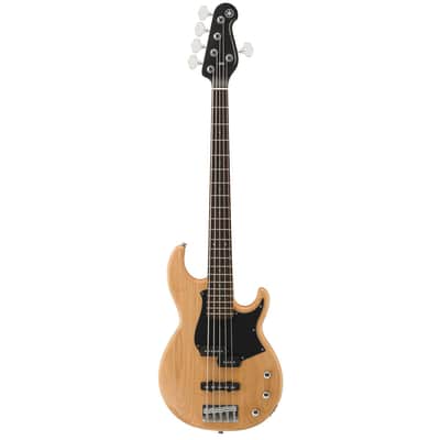 Yamaha BB615 5-String Active Bass Guitar - Yellow Natural | Reverb