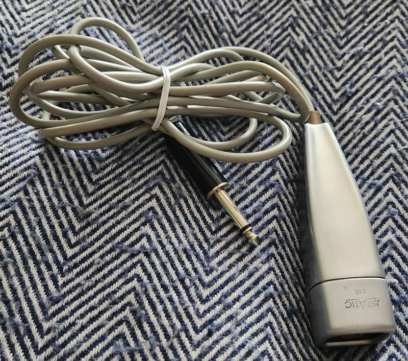 STUDIO SALE! Astatic 332 Crystal Microphone Brushed Steel 1960s Japan image 1
