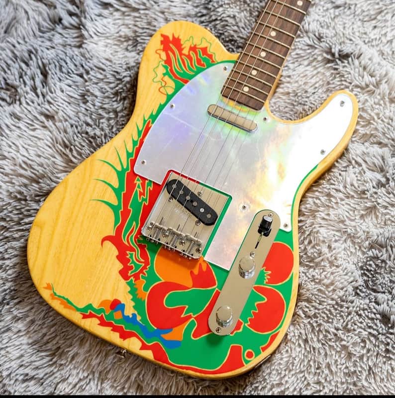 Fender Jimmy Page Telecaster Dragon Rosewood Fretboard Used