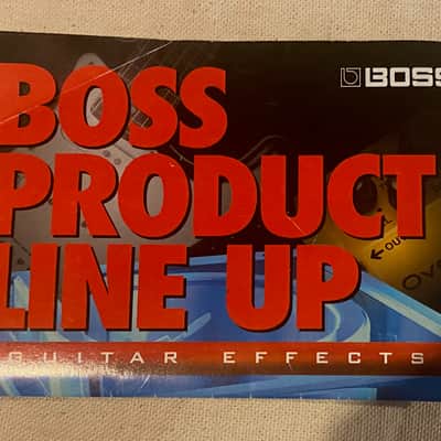 Boss Product Line Up Foldout Vol's 1 and 2 2000 and 2003 image 1