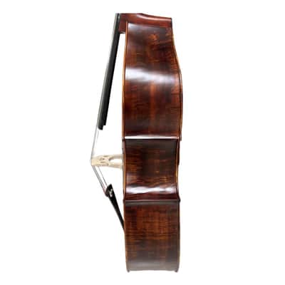 High-grade handmade solid wood Upright double bass 3/4,flamed maple back image 10