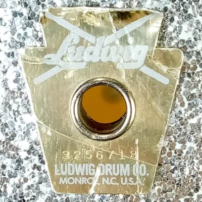 Ludwig 14x20"Bass Drum Maple Vintage 90s Monroe Silver Sparkle Concert/Marching image 2