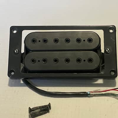 2000's USA DiMarzio DP159 Evolution Black Bridge Humbucker Guitar Pickup w/ Ring 13k