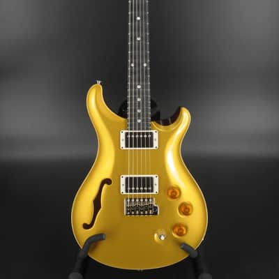 PRS DGT David Grissom Semi-Hollow w/ Moons - Gold Top image 3
