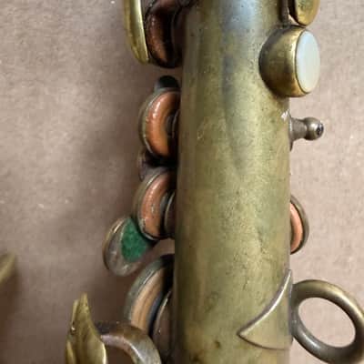 Vintage 1914 Conn Elkhart Soprano Saxophone w/ Case - Fair Condition image 9