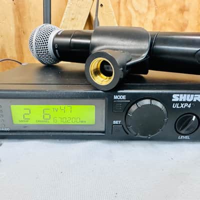 Shure ULXP4 / ULX2-M1 SM58 Wireless Microphone System 662-698MHz image 2