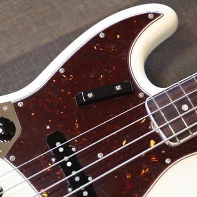 Lefty! Fender American Vintage II 1966 Reissue Left-Handed Jazz Bass Olympic White + COA OHSC image 8