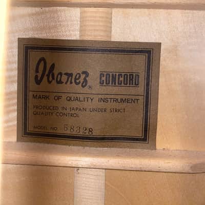 TRADE/SELL Ibanez Concord mod. 58328 Natural Blondie(design 754) 1976 Japan *RARE* image 15