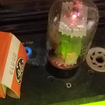 G.E Pair (2) 6L6GC tNOS AT1000 TESTED Vacuum Tubes Matched pair 6L6 Beam Power Tetrode 1959-1975 image 5