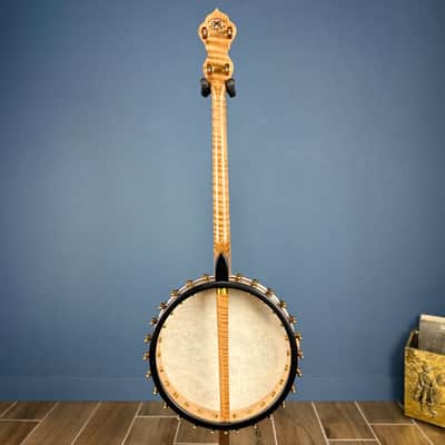 Ome Wicklow 11" 19-Fret Tenor Curly Maple Openback Banjo with Rolled Brass Ring image 3