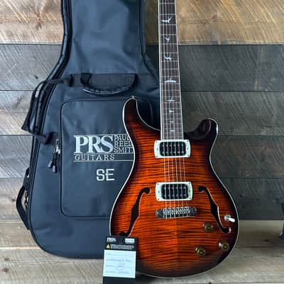 PRS SE Hollowbody I - Orange Tiger Smokeburst CTII00550 image 9