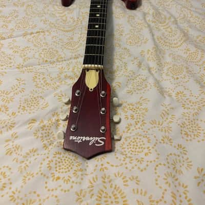 Silvertone 1410 wishbone 1963 - Red stain image 2