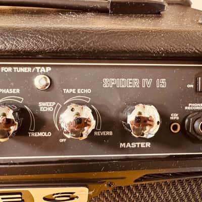 Line 6 Spider IV 15 15-Watt 1x8" Digital Modeling Guitar Practice Amp 2009 - 2016 - Black image 3