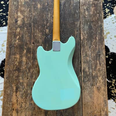 Fender Japan 1969 Reissue Mustang CIJ Sonic Blue Original Late 1990's w/ Period Correct Softcase image 16
