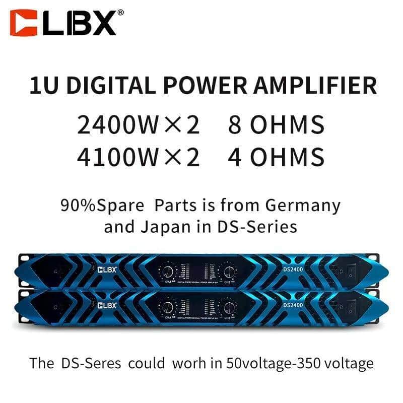 DS2400 CLASS D 2 CHANNEL HIGH POWER AMPLIFIER *TOUR GRADE* image 1