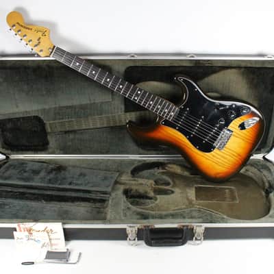 1979-1980 Vintage Fender Stratocaster Sunburst Rosewood Fretboard Strat w/Paper Work +OHSC USA 1970s