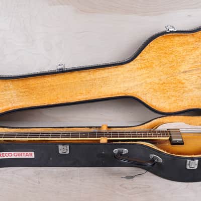 Greco VB500 Violin Bass 1980 Sunburst w/ Hard Case image 2