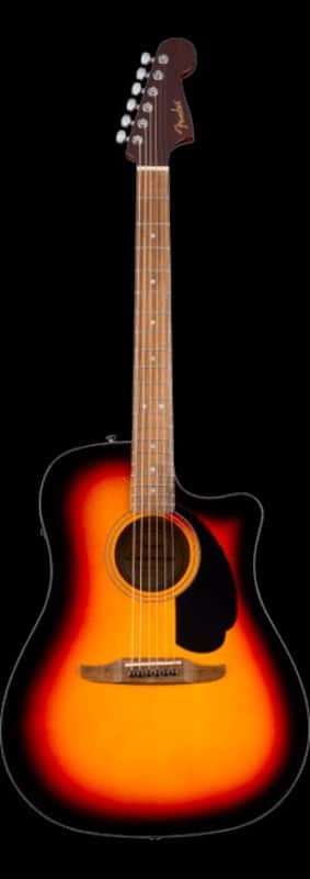 Fender  California Standard Redondo™ CE, Spruce Top, Black Pickguard, 3-Color Sunburst image 1