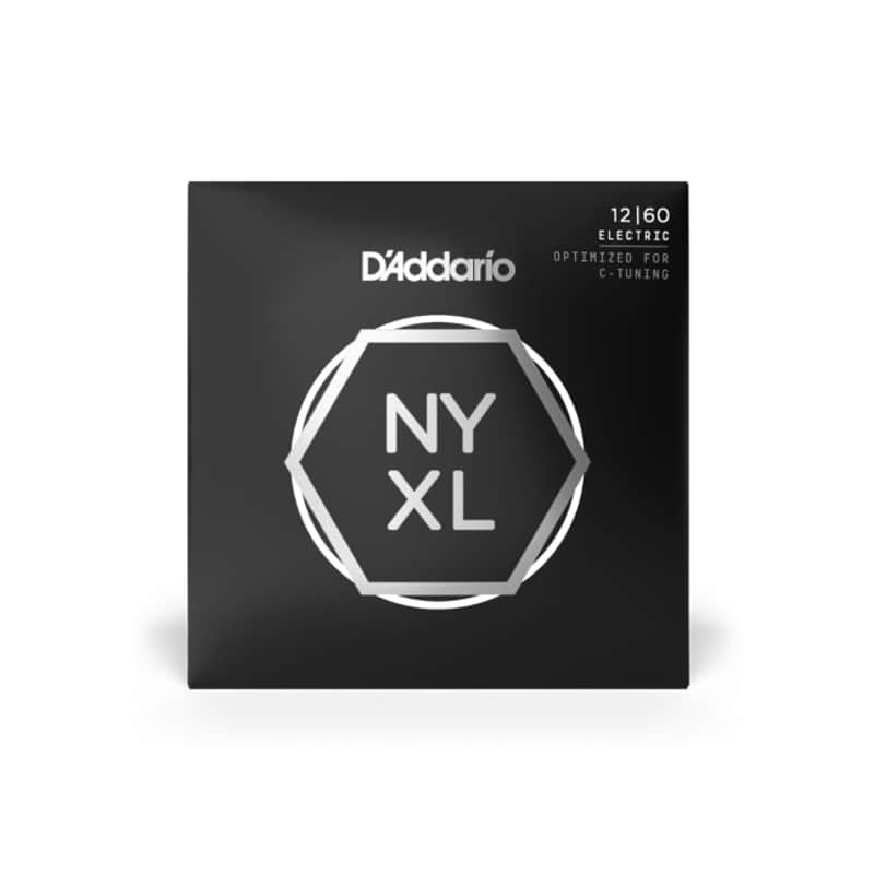 D'Addario NYXL1260 X Heavy Electric Guitar Strings, Optimized for C Tuning 12-60 image 1