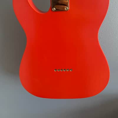2022 Partscaster / Barncaster T-Type - Fiesta Red Nitro - Pine Body - P90 - Bigsby B5 image 6