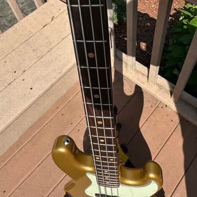 LAKLAND 1ST JOE OSBORN USA SIGNATURE MODEL BASS GUITAR MADE - LIKE NEW 1998 - Shoreline Gold image 16