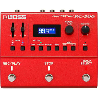 BOSS  RC-500 Loop Station Effects Pedal 2024 - Red image 2
