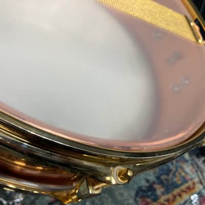 Pearl - 4x14" MSX-1440 Marvin "Smitty" Smith Signature Snare Drum,Copper with Gold-Plated Hardware - 1998 image 19